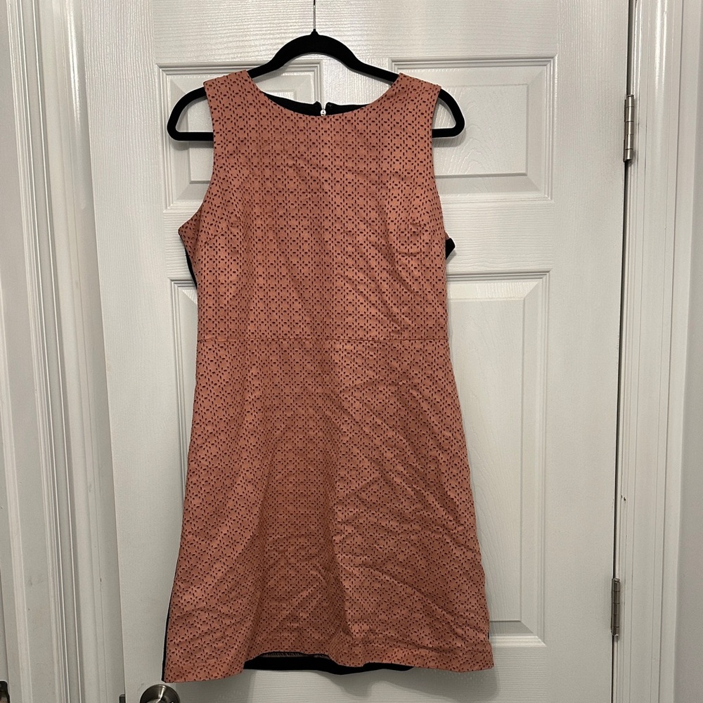Metaphor Coral Sleeveless Mini Dress